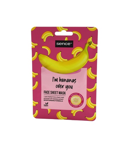 [15105] Sence Bedruckte Tuchmaske 20ml I'm bananas over