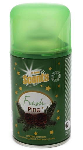 [13775] At Home Scents Automatischer Lufterfrischer Nachfüller 250ml Fresh Pine Warm Wishes