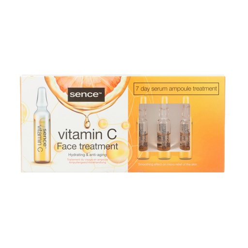 [8615] Sence Gesichtspflege-Set Vitamin Ampullenserum 7 Tage x 2ml Vitamin C