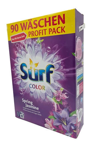 [7645] Surf Colorwaschmittel Pulver Spring Jasmine 90WL 5,13 kg