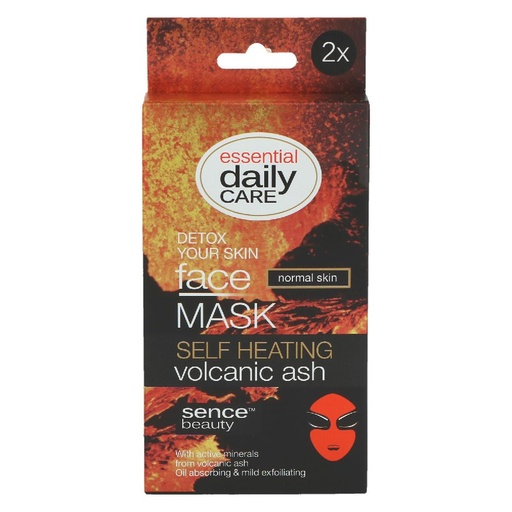 [5488] Sencebeauty Gesichtsmaske Vulkanasche Thermo-Maske 2x6gr