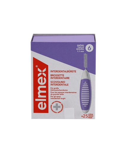 [16269] Elmex Interdentalbürste 25er Größe 6 1,1mm